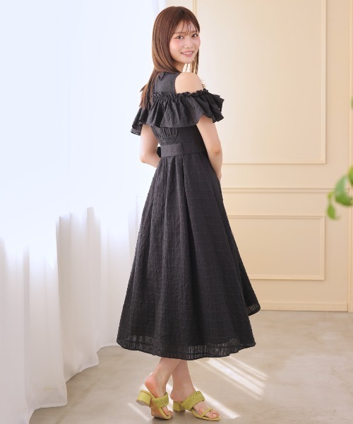 「AND COUTURE」 ノースリーブワンピース FREE ピンク レディース_画像8