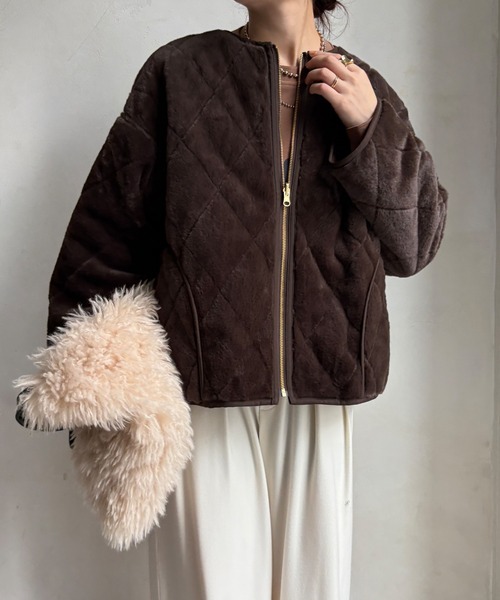 DouDou（ドゥドゥ） コート アウター 「WEB限定」リバーシブルファー