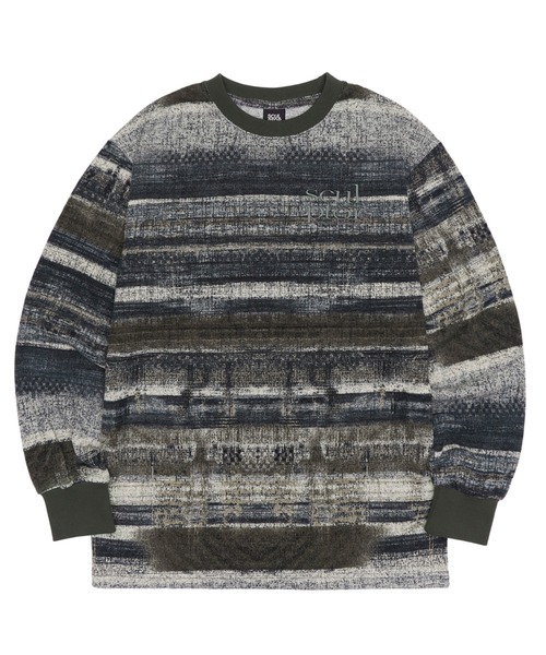 SCULPTOR（スカルプター） 長袖カットソー MEDIUM ブラック系その他