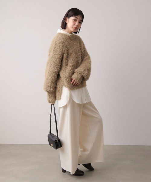 Bou Jeloud（ブージュルード） ニット セーター シャギーミックス