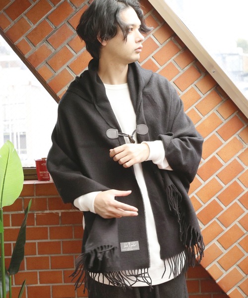 「８(eight)」 ポンチョ FREE ワイン メンズ_画像3