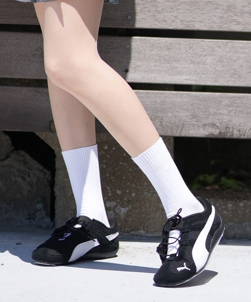 PUMA（プーマ） ローカットスニーカー 25cm ブラック×ホワイト