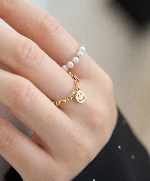 GIGI ジジ　IENA別注　チェーンパールリング GIGI/ジジ】pour IENA 別注 チェーンパールリング | イエナ(IENA