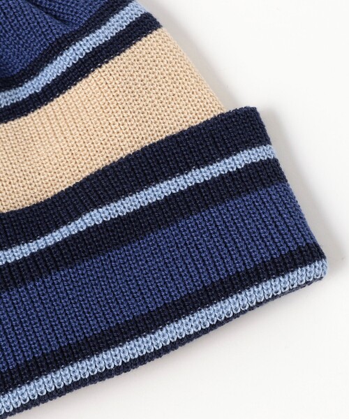 BEAMS（ビームス） ニット帽 ニットキャップ マルチボーダー ワッチ