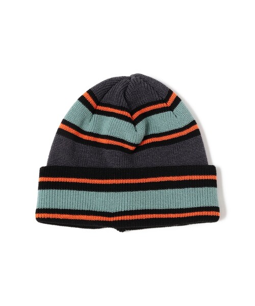 BEAMS（ビームス） ニット帽 ニットキャップ マルチボーダー ワッチ