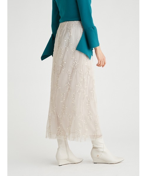 「CELFORD」 タイトスカート 36 ベージュ レディース_画像7