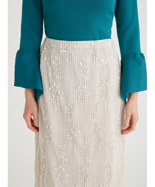 「CELFORD」 タイトスカート 36 ベージュ レディース_画像9