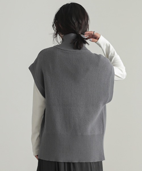 for/c（フォーシー） ニットベスト M アイボリー レディース