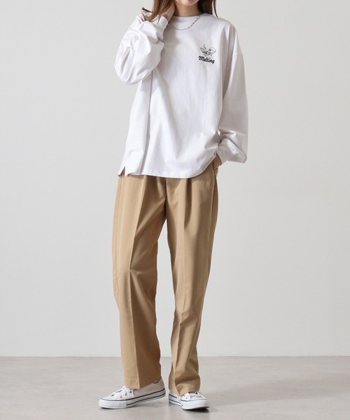 「FUNALIVE」 長袖Tシャツ M ブラック系その他5 メンズ_画像3