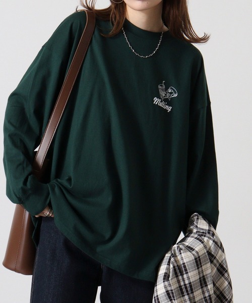 「FUNALIVE」 長袖Tシャツ M ブラック系その他5 メンズ_画像4