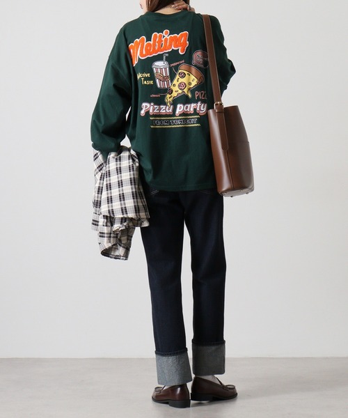 「FUNALIVE」 長袖Tシャツ M ブラック系その他5 メンズ_画像7