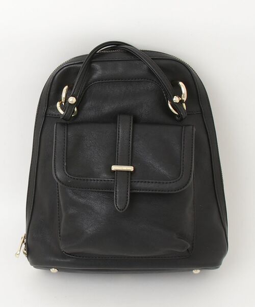 美品UNITED ARROWSビューティアンドユース 最高級シボ革リュック シボ レザーライク バックパック