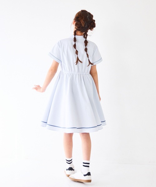 CHOPIN（ショパン） ワンピース 「姉妹でお揃いに」ストライプシャツ