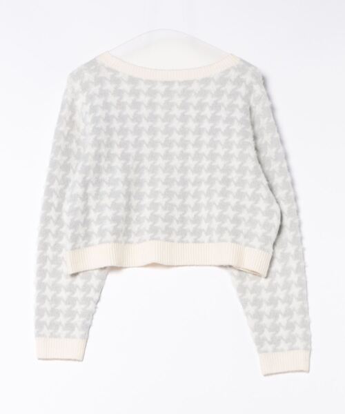 「flower」 ニットカーディガン FREE ベージュ レディース_画像4