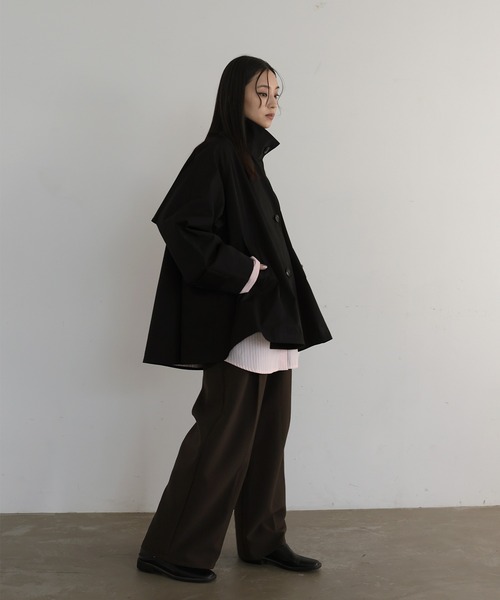 hellam スタンドカラーケープトレンチコート hellam｜スタンドカラーケープトレンチコート | Rakuten Fashion(楽天