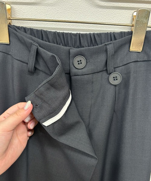 「Futier land」 スラックス MEDIUM グレー レディース_画像8