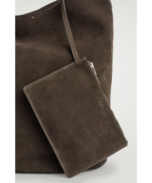 COS（コス） ショルダーバッグ ONE SIZE ダークブラウン レディース
