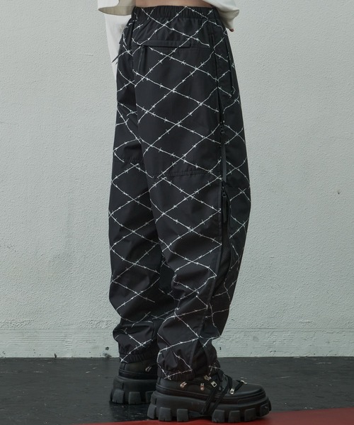 「AIVER」 イージーパンツ SMALL ライトカーキ メンズ_画像5