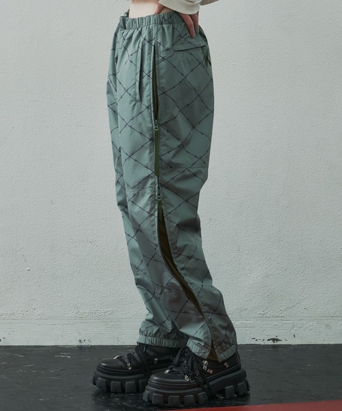 「AIVER」 イージーパンツ SMALL ライトカーキ メンズ_画像8