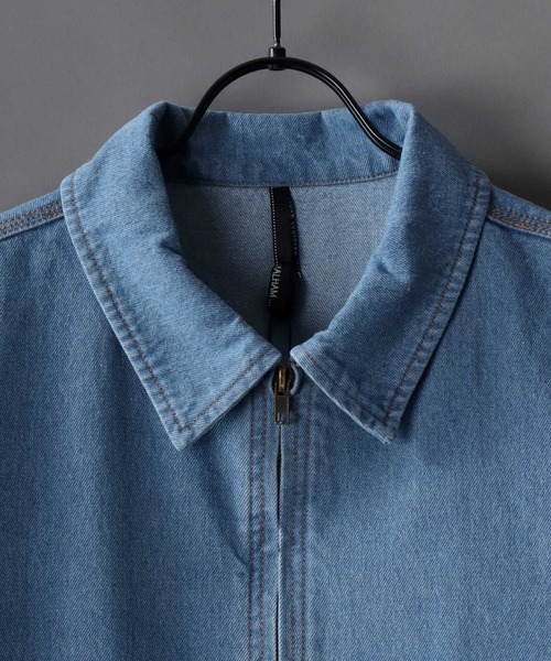 「SITRY」 「HALHAM」デニムジャケット X-LARGE ライトインディゴブルー メンズ_画像5