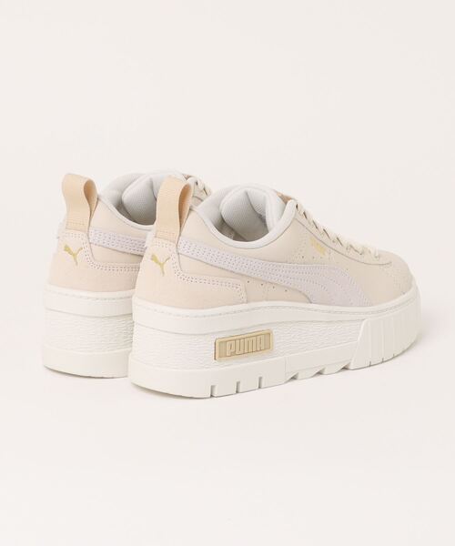 「PUMA」 ローカットスニーカー 24.0cm オフホワイト レディース_画像2