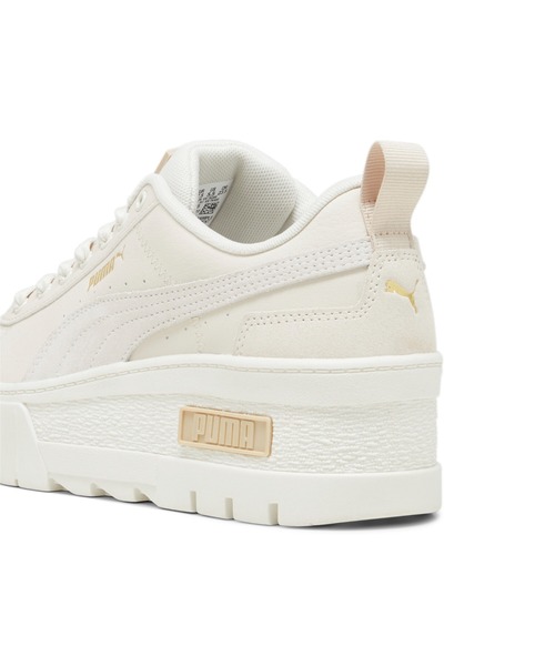 「PUMA」 ローカットスニーカー 24.0cm オフホワイト レディース_画像6