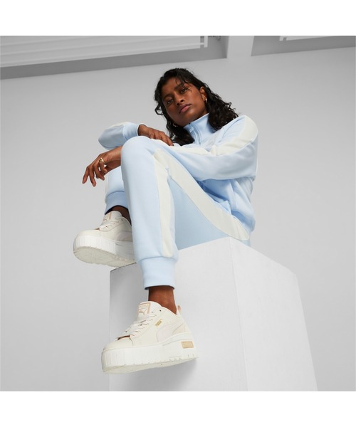 「PUMA」 ローカットスニーカー 24.0cm オフホワイト レディース_画像7