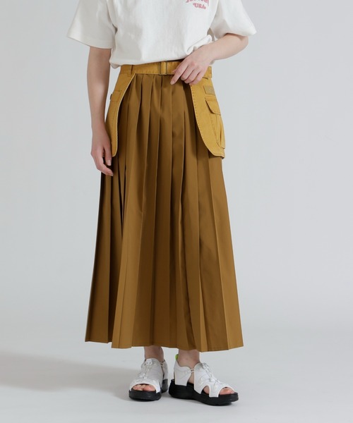 Avirex スカート AVIREX（アヴィレックス） ロング スカート MILITARY POCKET BELT