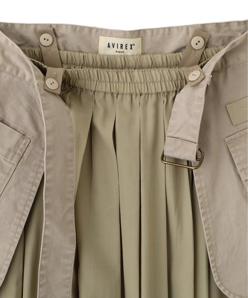 AVIREX（アヴィレックス） ロング スカート MILITARY POCKET BELT