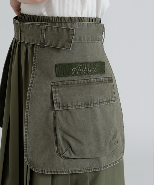 AVIREX（アヴィレックス） ロング スカート MILITARY POCKET BELT