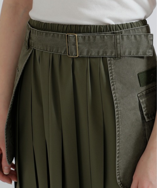 AVIREX（アヴィレックス） ロング スカート MILITARY POCKET BELT