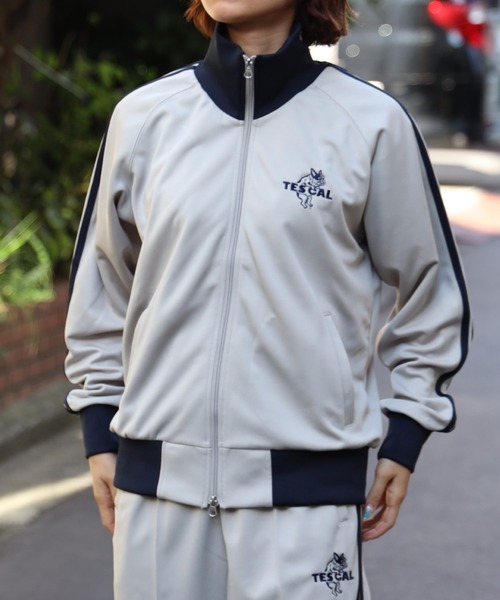 「The Endless Summer」 ジャージブルゾン MEDIUM サックスブルー メンズ_画像3