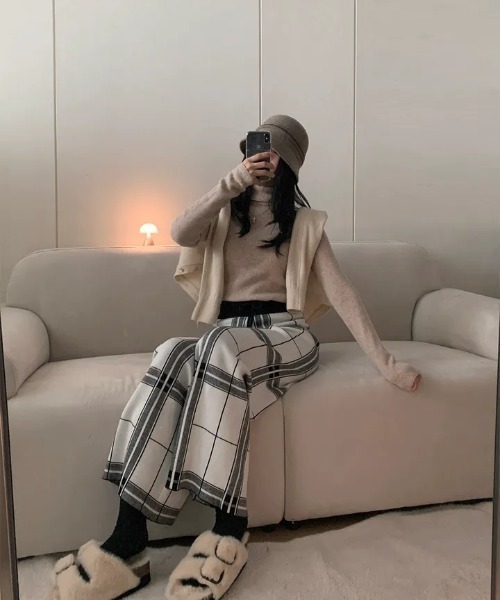 「N.s」 イージーパンツ FREE ブラック レディース_画像9