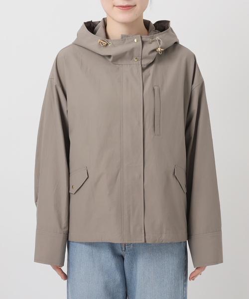 【美品】IENA イエナ 光沢ゴールド金具 マウンテンパーカー ブルゾン カーキ IENA - 【美品】 IENA / イエナ | 2022AW コーティングクロス