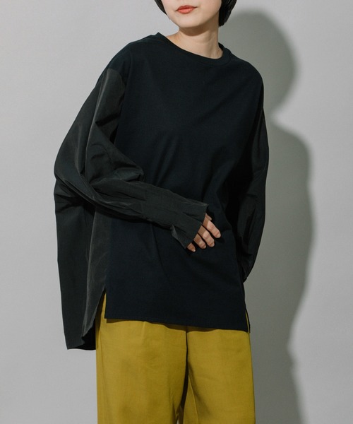 「Munich」 7分袖カットソー FREE ブラック レディース_画像3