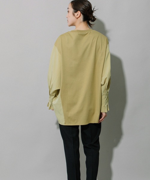 「Munich」 7分袖カットソー FREE ブラック レディース_画像8