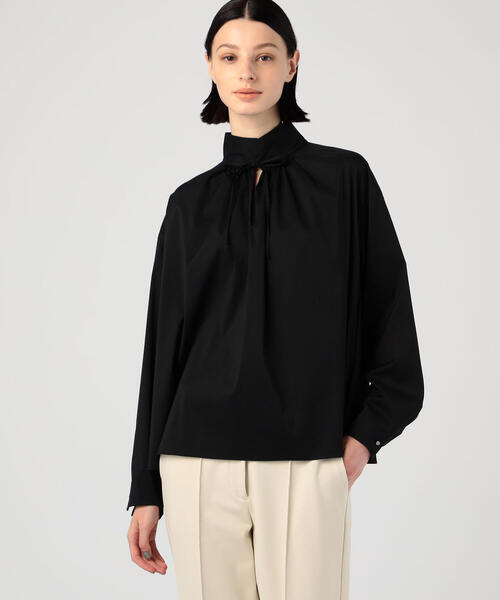 「TOMORROWLAND collection」 長袖ブラウス 36 キャメル レディース_画像4