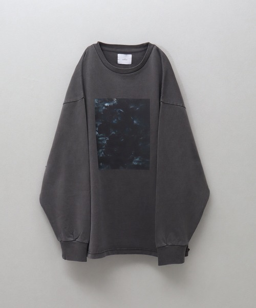 「welise」 長袖Tシャツ M ブラック系その他 メンズ_画像3