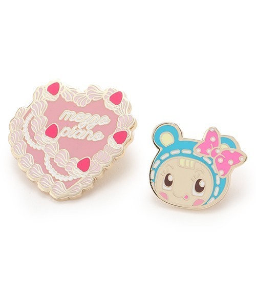 バッジ アソートピンバッジセット「ブルーベリエちゃん」「ベリエ