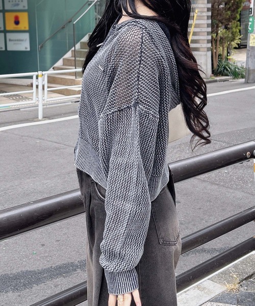 美品！グレースクラスのメッシュニットパーカー メッシュニットパーカー｜INGNI(イング) 公式通販｜INGNI STORE