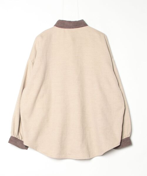 「JOHN'S CLOSET」 長袖シャツ LARGE ベージュ メンズ_画像2