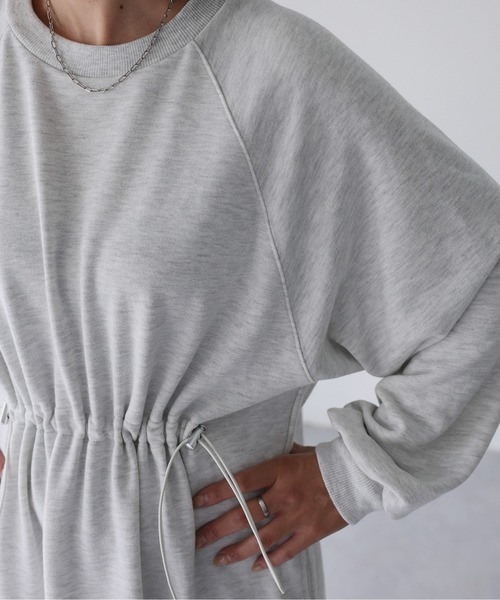 「Riberry」 長袖ワンピース FREE オートミール レディース_画像3