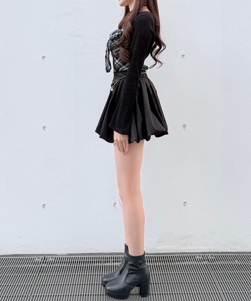 NOMAE（ノーマエ） tシャツ ツィードリボンキャミボレロアンサンブル