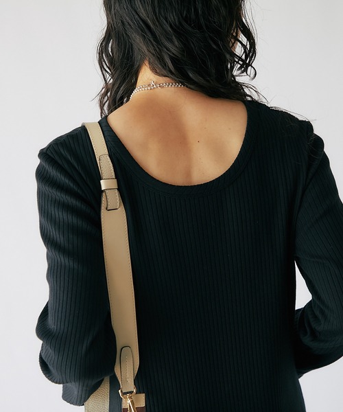 「RIVE DROITE」 長袖ワンピース FREE ブラック レディース_画像3