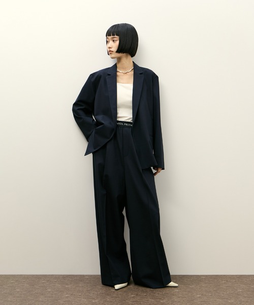 ジャケット テーラードジャケット 「PROTAGONISTA for ADAM ET ROPE'」別注 2wayストレッチ Washable JKの画像