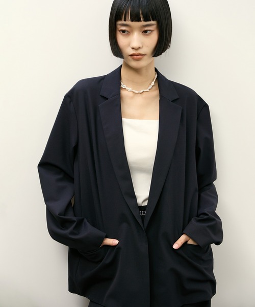ジャケット テーラードジャケット 「PROTAGONISTA for ADAM ET ROPE'」別注 2wayストレッチ Washable JKの画像