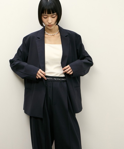 ジャケット テーラードジャケット 「PROTAGONISTA for ADAM ET ROPE'」別注 2wayストレッチ Washable JKの画像