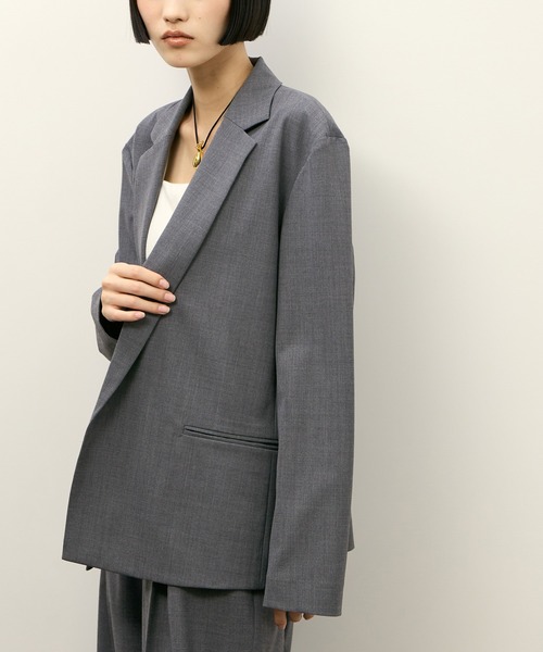 ジャケット テーラードジャケット 「PROTAGONISTA for ADAM ET ROPE'」別注 2wayストレッチ Washable JKの画像