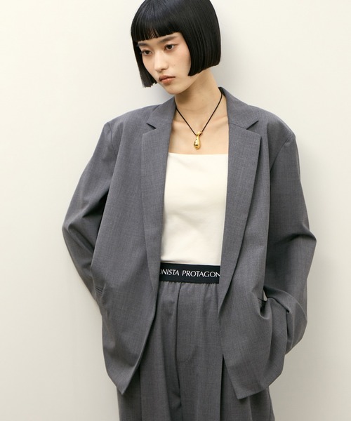 ジャケット テーラードジャケット 「PROTAGONISTA for ADAM ET ROPE'」別注 2wayストレッチ Washable JKの画像