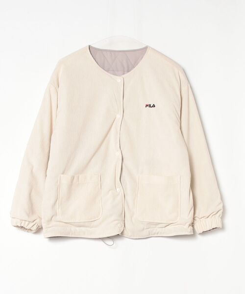 FILA（フィラ） ジャケット ノーカラージャケット FILA UVリバーシブル